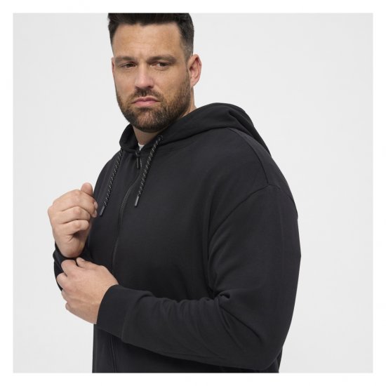 North Latitude Full Zip Hoodie Black - Herren-sweater und -hoodies - Herren-Sweater und -Hoodies in großen Größen