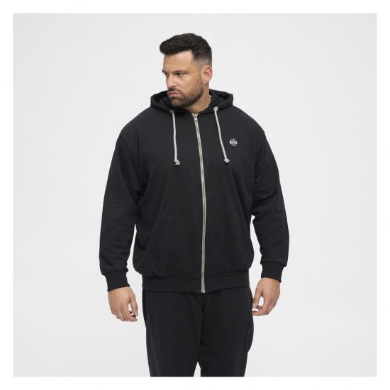 North Latitude Cardigan Hoodie Black - Herren-sweater und -hoodies - Herren-Sweater und -Hoodies in großen Größen