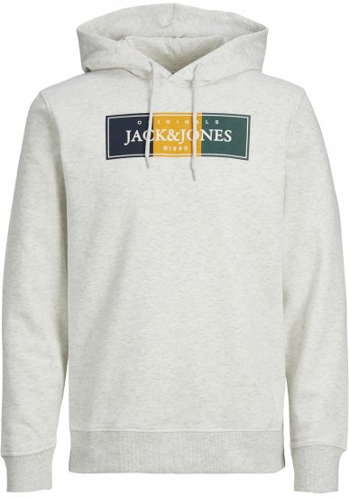 Jack & Jones Codyy Hoodie White - Herren-sweater und -hoodies - Herren-Sweater und -Hoodies in großen Größen
