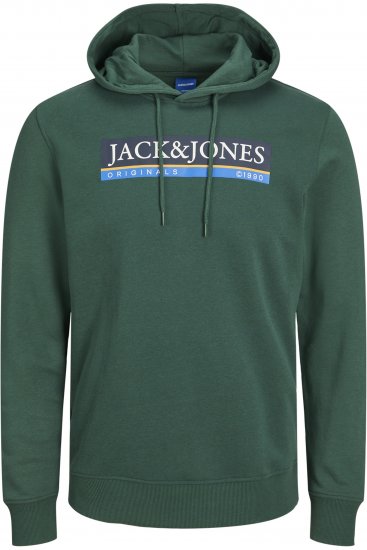 Jack & Jones Codyy Hoodie Green - Herren-Sweater und -Hoodies in großen Größen - Herren-Sweater und -Hoodies in großen Größen