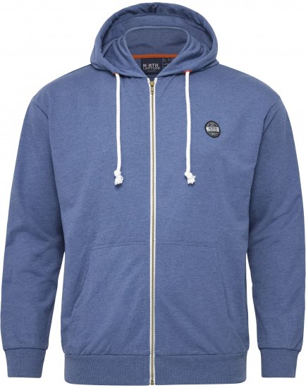 North Latitude Cardigan Hoodie Blue - Herren-sweater und -hoodies - Herren-Sweater und -Hoodies in großen Größen