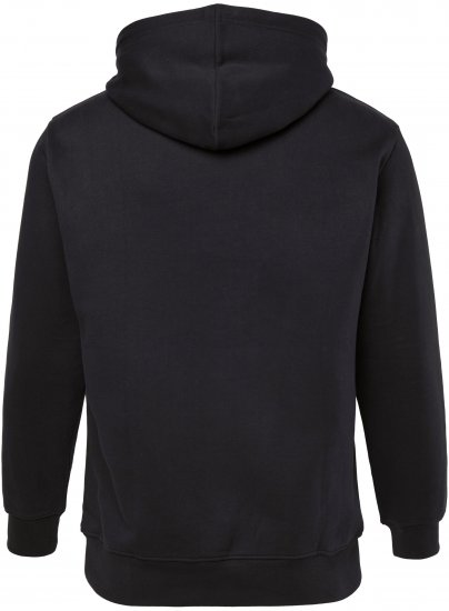 JP1880 Hoodie Breast Print Instinct Black - Herren-sweater und -hoodies - Herren-Sweater und -Hoodies in großen Größen