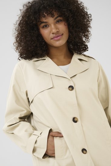 Kaffe Curve Tricia Jacke Federgrau - Jacken & Mäntel - 