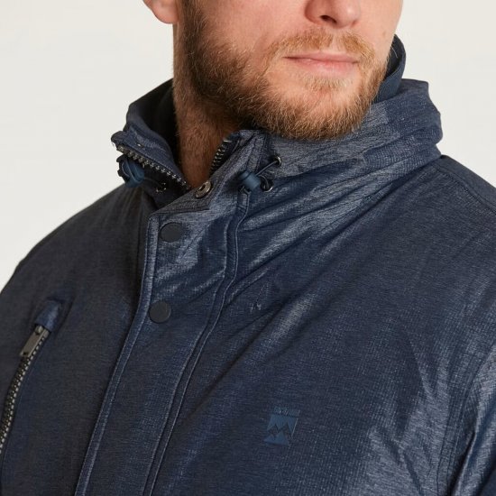 North Latitude 23134 Padded Jacket Waterproof 3K Navy - Herren jacken - Herren Jacken in großen Größen