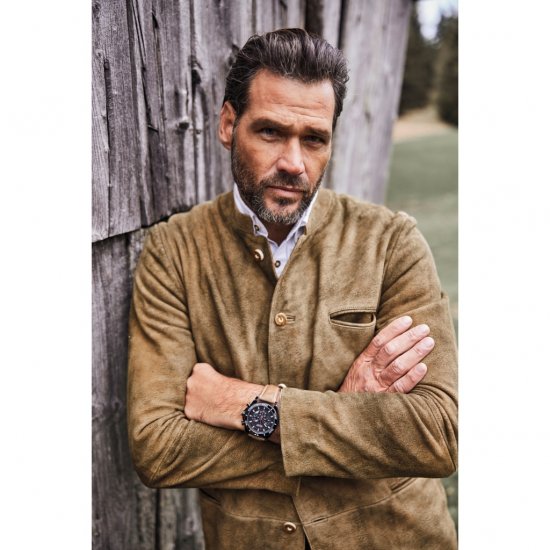 JP1880 Traditional Jacket Janker Goat Suede Brown - Festmode - Festliche Mode – Stilvoll und bequem feiern