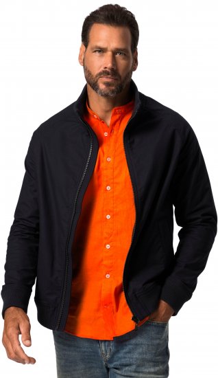 JP1880 Blouson Jacket FLEXNAMIC with Stand-up Collar Navy - Herren jacken - Herren Jacken in großen Größen