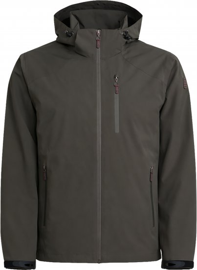 Dobsom Minnesota Wind- Und Wasserdichte Jacke Dunkelbraun - Sportbekleidung & outdoor - Sportbekleidung in große größen für herren