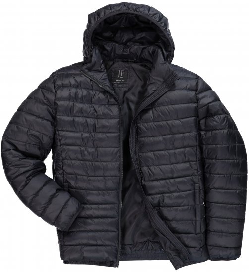 Jay-Pi Jacket Lightly Quilted Warm Black - Herren jacken - Herren Jacken in großen Größen