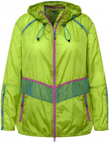 Ulla Popken Neon Rain Jacket Activewear Safety Yellow - Jacken - 