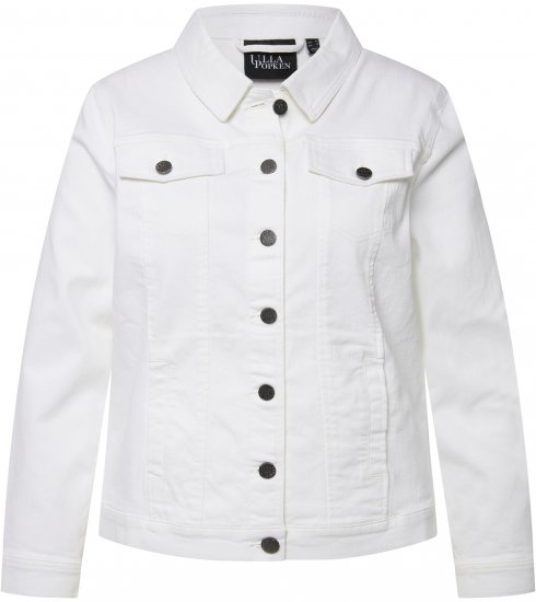 Ulla Popken Denim Jacket White - Jacken - 