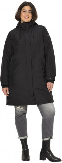 Ulla Popken HYPRAR Triple Function Weatherproof Jacket Black - Jacken - 