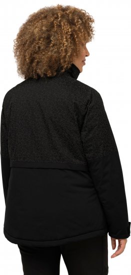 Ulla Popken HYPRAR Waterproof Running Jacket Black - Jacken - 