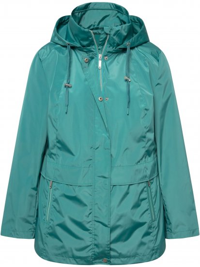 Ulla Popken HYPRAR Water-Repellent Windbreaker Soft Turquoise - Jacken - 