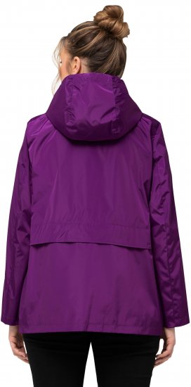 Ulla Popken HYPRAR Water-Repellent Windbreaker Dark Purple - Jacken - 