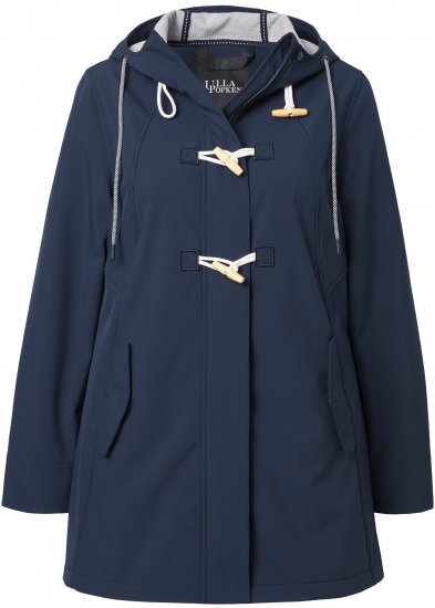 Ulla Popken HYPRAR Water-Repellent Softshell Jacket Navy - Jacken - 