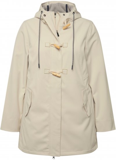 Ulla Popken HYPRAR Water-Repellent Softshell Jacket Vanilla - Jacken - 