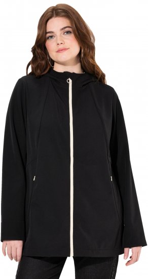 Ulla Popken HYPRAR Water Repellent Softshell Jacket Black - Jacken - 