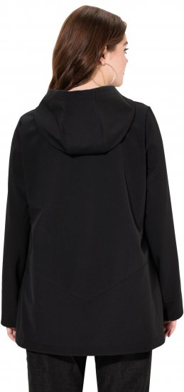 Ulla Popken HYPRAR Water Repellent Softshell Jacket Black - Jacken - 