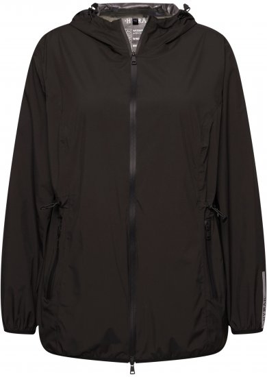 Ulla Popken Lightweight Rain Jacket Black - Jacken - 