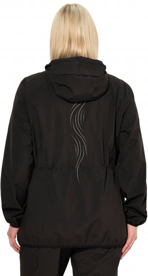 Ulla Popken Lightweight Rain Jacket Black - Jacken - 