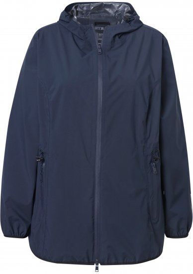 Ulla Popken Lightweight Rain Jacket Navy - Jacken - 