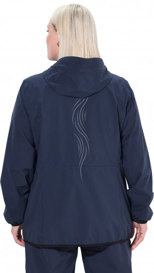 Ulla Popken Lightweight Rain Jacket Navy - Jacken - 