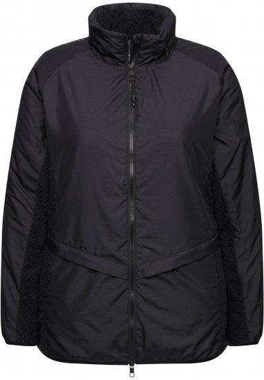 Ulla Popken Lightweight Functional Jacket Black - Jacken - 