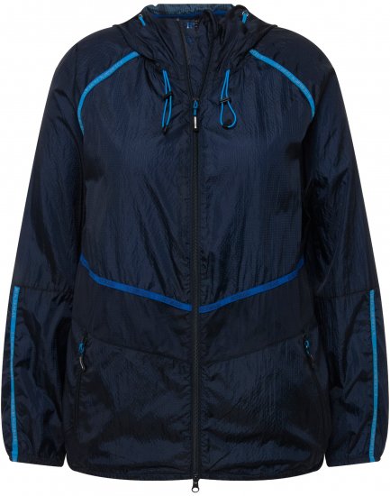 Ulla Popken Water Repellent Jacket Navy - Jacken - 