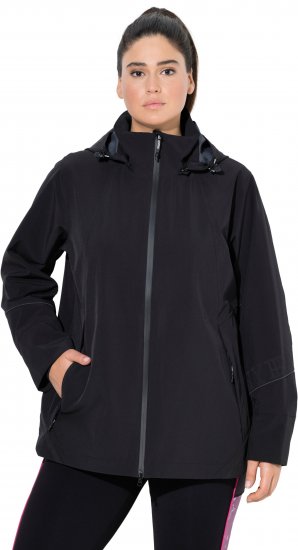Ulla Popken Triple Function Performance Jacket Black - Jacken - 