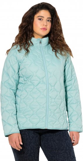 Ulla Popken HYPRAR Lightweight Quilted Water-Repellent Jacket Ice Blue - Jacken - 