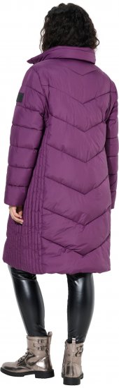 Ulla Popken HYPRAR Longline Water Repellent Jacket Plum - Jacken - 
