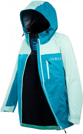 Ulla Popken HYPRAR Lightweight Triple Function Jacket Turquoise - Jacken - 