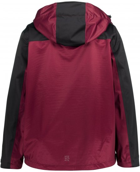 Ulla Popken HYPRAR Lightweight Triple Function Jacket Dark Berry - Jacken - 