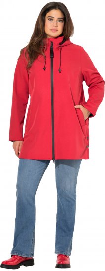 Ulla Popken HYPRAR Softshell Fleece-Lined Jacket Salsa Red - Jacken - 