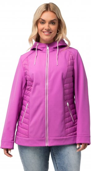 Ulla Popken Hyprar Quilt Mix Jacket Light Heather - Jacken - 