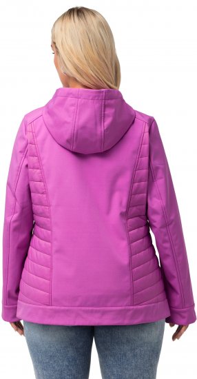 Ulla Popken Hyprar Quilt Mix Jacket Light Heather - Jacken - 