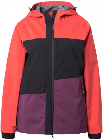 Ulla Popken HYPRAR Triple Function Jacket Dark Cherry - Jacken - 