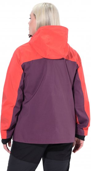 Ulla Popken HYPRAR Triple Function Jacket Dark Cherry - Jacken - 