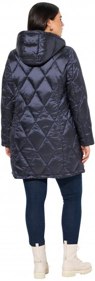 Ulla Popken HYPRAR Diamond Quilted Jacket Night Blue - Jacken - 