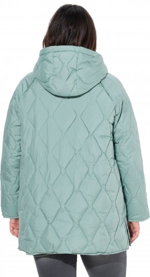 Ulla Popken HYPRAR Quilted Water Repellent Jacket Mint Green - Jacken - 