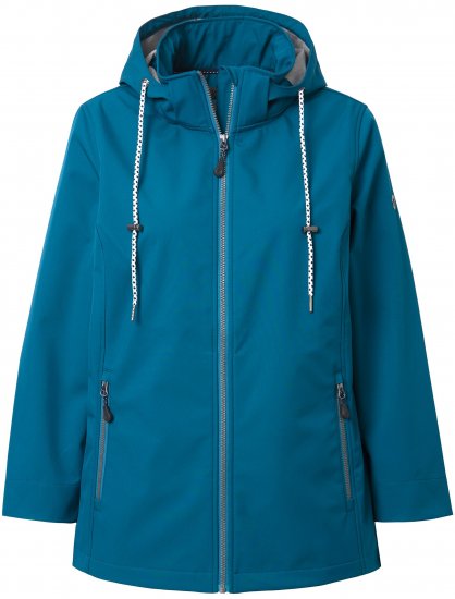 Ulla Popken HYPRAR Triple Function Softshell Jacket Teal - Jacken - 