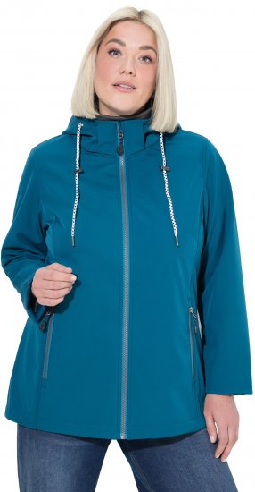 Ulla Popken HYPRAR Triple Function Softshell Jacket Teal - Jacken - 