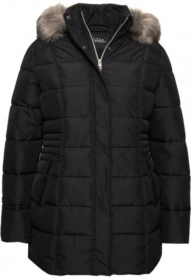 Ulla Popken HYPRAR Quilted Jacket Black - Jacken - 