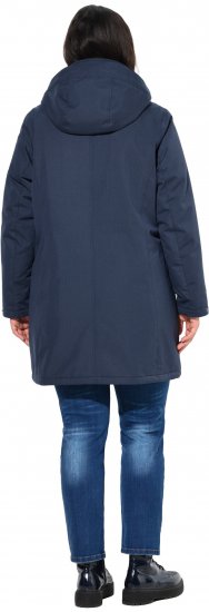 Ulla Popken HYPRAR Drawstring Waist Parka Navy - Jacken - 