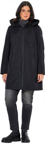 Ulla Popken HYPRAR Waterproof Jacket Black - Jacken - 