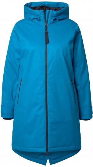 Ulla Popken HYPRAR Triple-Function Longline Jacket Turquoise - Jacken - 