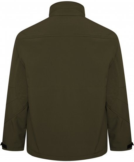 Kam Jeans KV132 Softshell Panelled Jacket Olive - Herren jacken - Herren Jacken in großen Größen