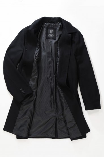 JP1880 Coat Wool Blend Water Repellent Black - Herren jacken - Herren Jacken in großen Größen