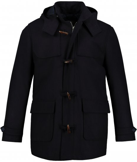JP1880 Duffle Coat Water Repellent with Detachable Hood Navy - Herren jacken - Herren Jacken in großen Größen