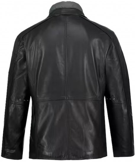 JP1880 Jacket Nappa Lamb Leather Black - Herren jacken - Herren Jacken in großen Größen